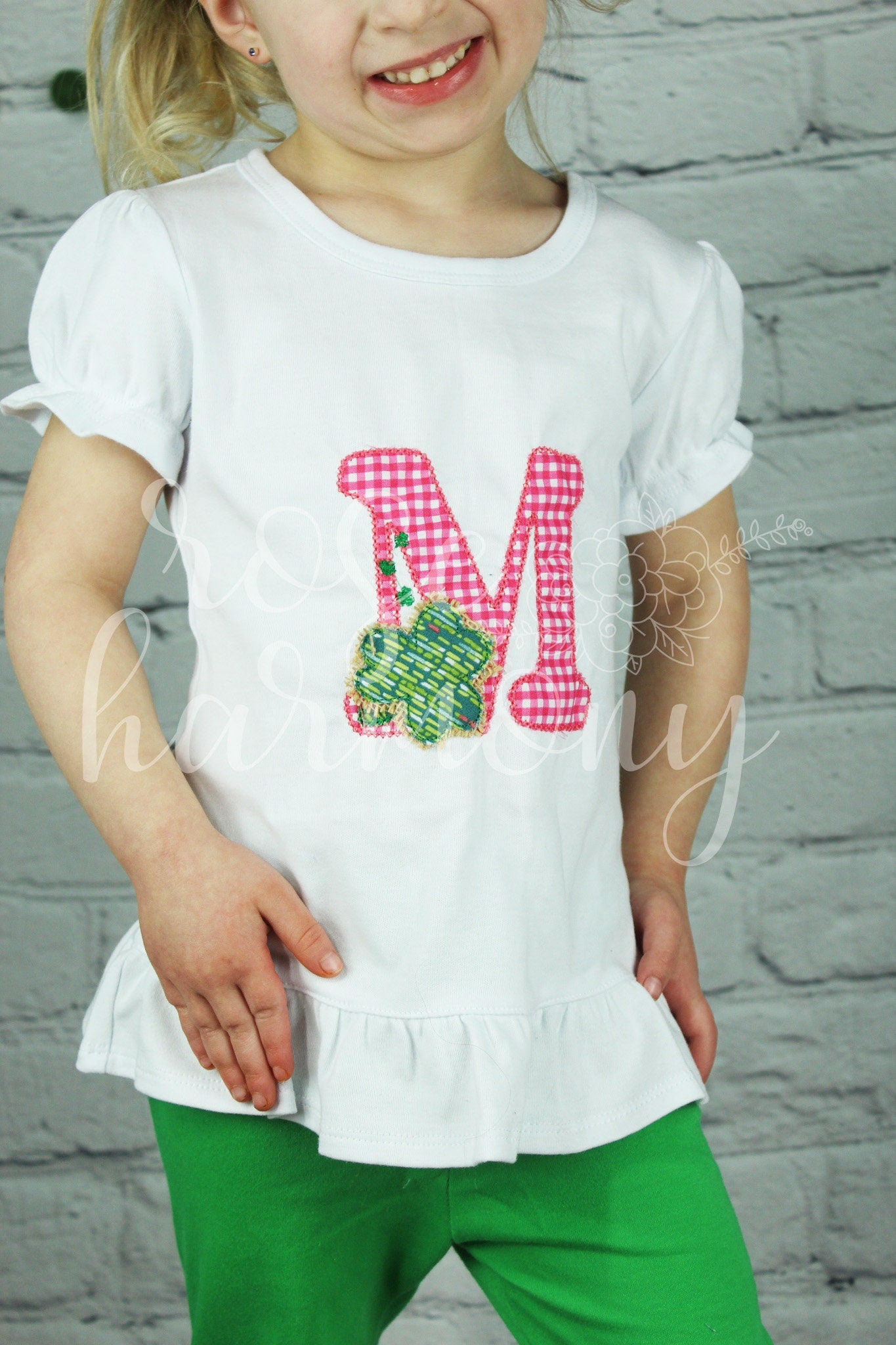 St. Patrick's Day, Outfit, Toddler Girl Outfit, Ruffle Pants, Shamrock 12month - 10 yrs