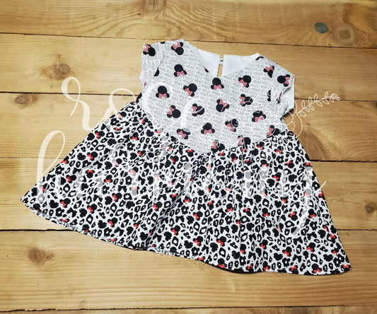 Leopard/ Cheetah Minnie Mouse Blouse, 3 month - 10 year, Best Friend, Disney Top, Toddler Disney, Boho Top, Birthday Top