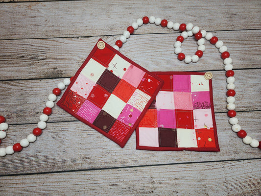 Valentines Pot Holder, Ready to Ship, Hot Pads, House Warming Gift