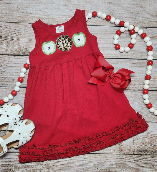 Apple Trio with Monogram Dress