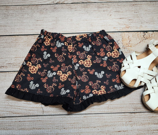 Girl Ruffle Shorts, Newborn - 8 years, Animal Kingdom, Toddler, Vacation, Disney Cruise